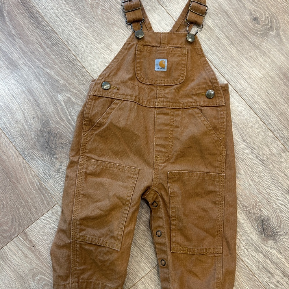 Carhartt Tan Kids Overalls